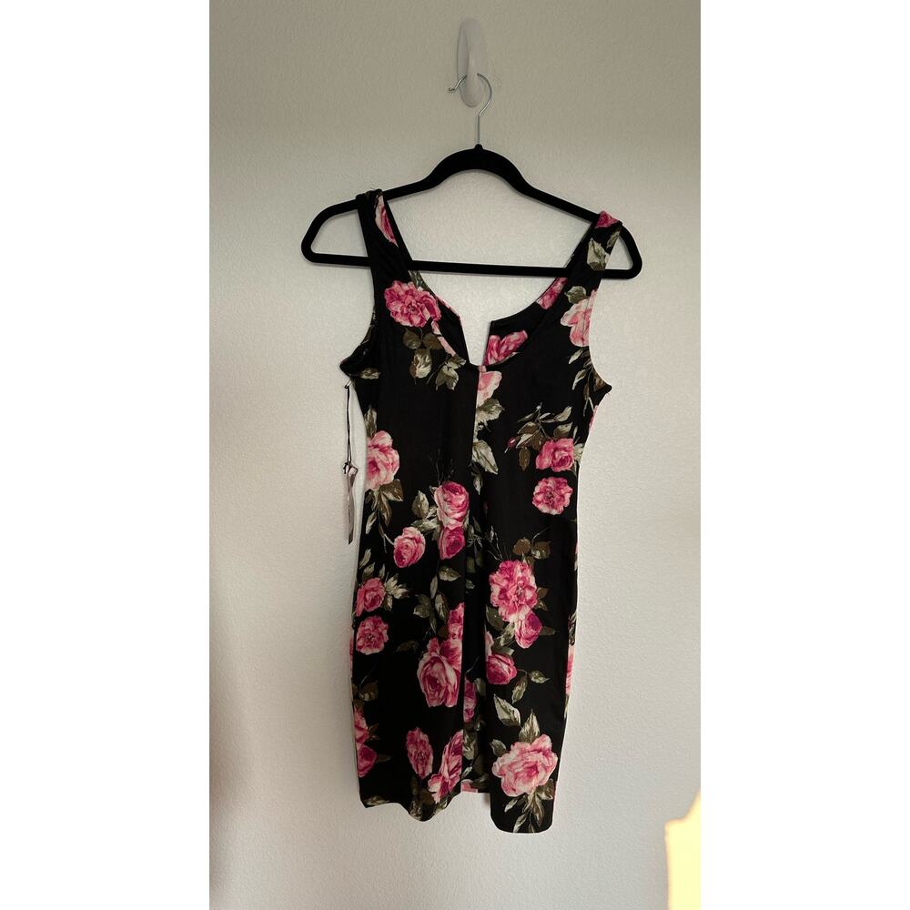 Haute Monde 90s Style Gothic Rose Mini Tank Dress - L - Picture 3 of 3